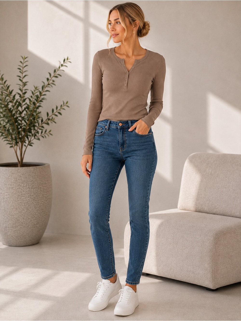 Topshop Jamie High Rise Skinny Jeans | Women’s Size W28 L32 | Medium Wash